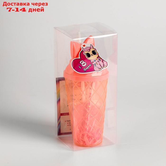 Подарочный набор для бровей в стакане "Милая альпака", 26 х 9 х 6 см - фото 7 - id-p226920445