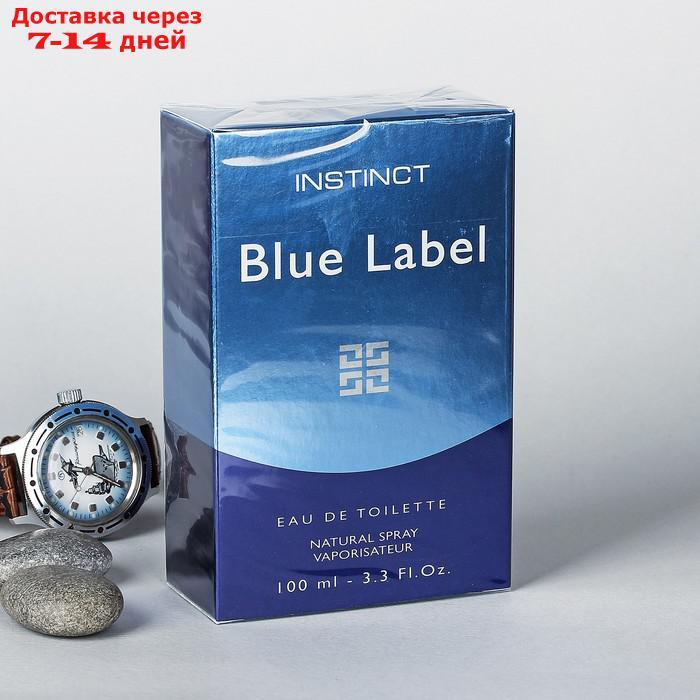 Туалетная вода мужская Instinct Blue Label, 100 мл - фото 3 - id-p226918744