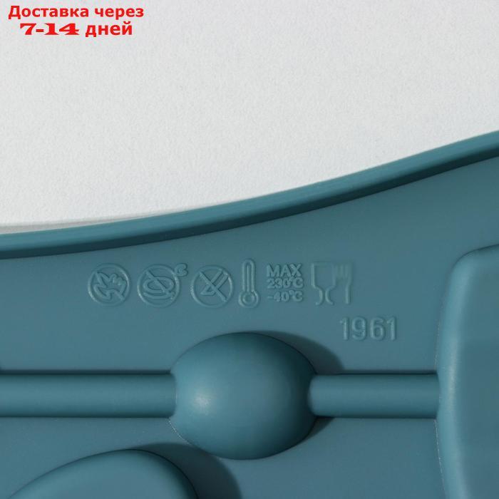 Форма для леденцов Доляна "Капкейк", 27,5×16,5 см, 6 ячеек (6×7 см), цвет МИКС - фото 5 - id-p226924594