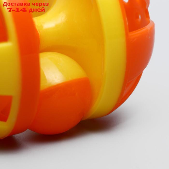 Игрушка-головоломка с шариком-погремушкой, 9 х 6,5 см, микс цветов - фото 3 - id-p226940613