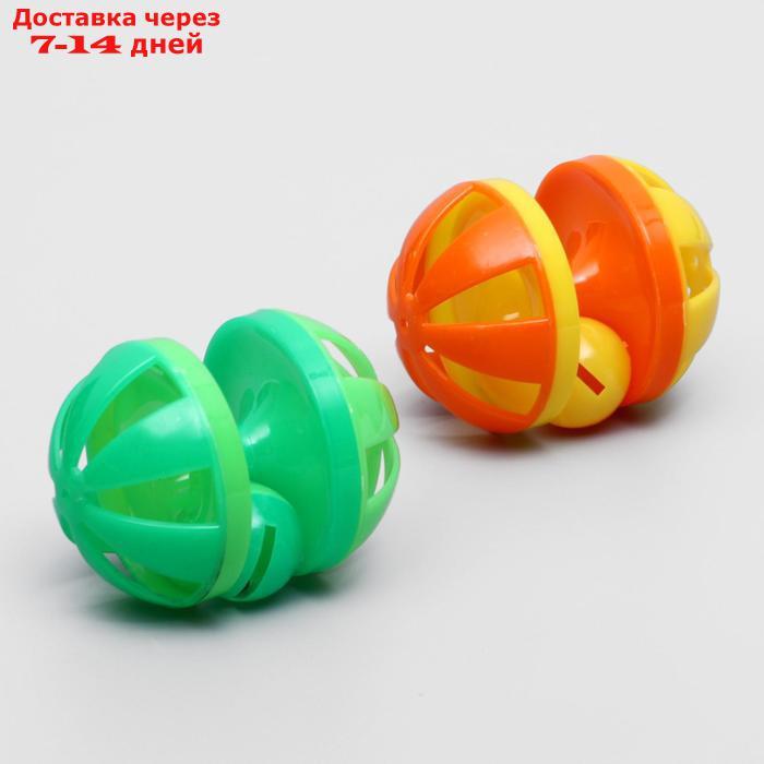Игрушка-головоломка с шариком-погремушкой, 9 х 6,5 см, микс цветов - фото 5 - id-p226940613