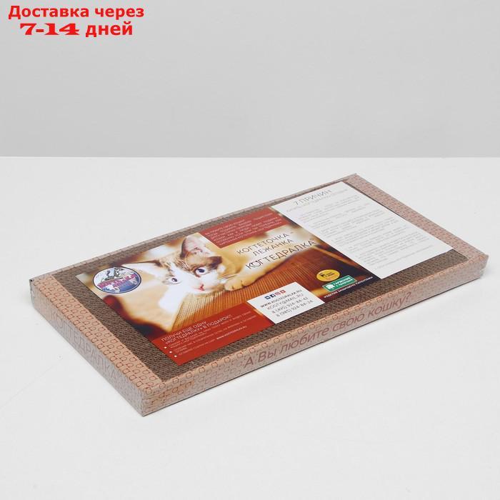 Домашняя когтеточка-лежанка для кошек, 50 x 24 см (когтедралка) - фото 4 - id-p226940615