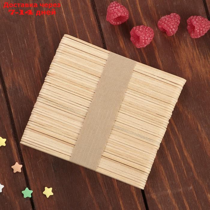 Палочки деревянные для мороженого, 48-50 шт, 11,5×1,1 см - фото 2 - id-p226946275