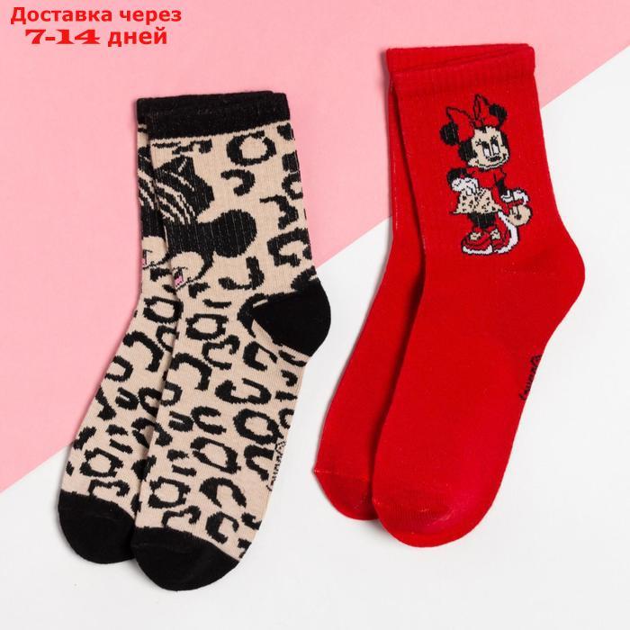 Набор носков "Style star", Минни Маус, 2 пары, 20-22 см - фото 2 - id-p226942460