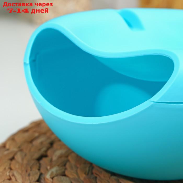 Тарелка для семечек и орехов "Плэтэр", 20×11 см, с подставкой для телефона, цвет МИКС - фото 4 - id-p226924657