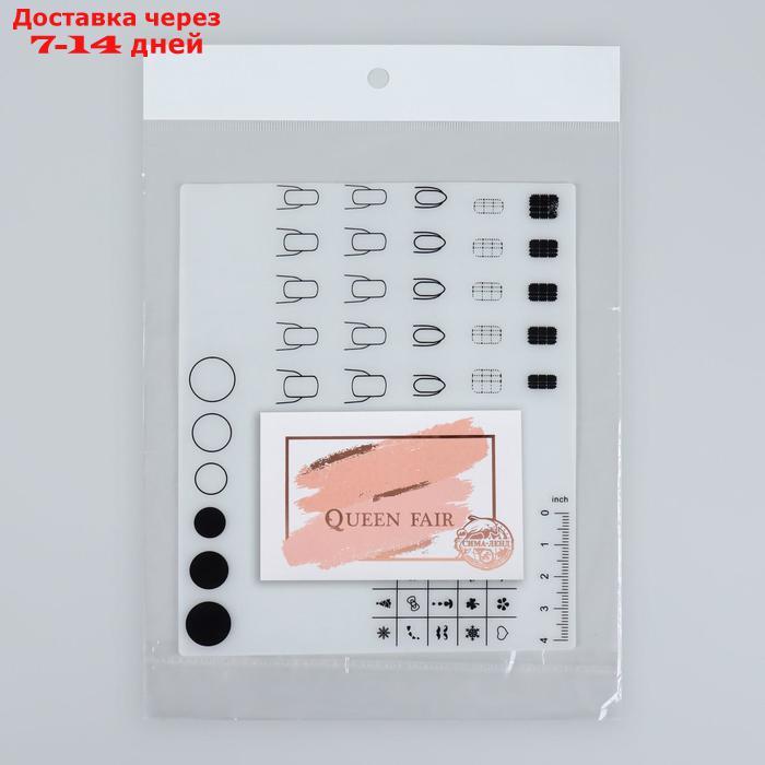 Коврик для дизайна ногтей, силиконовый, 18 × 15 см - фото 2 - id-p226918833