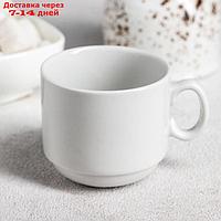 Чашка кофейная Добрушский фарфоровый завод "Мокко", 100 мл, цвет белый