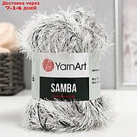 Пряжа "Samba" 100% полиэстер 150м/100гр (А 64 белобурка)