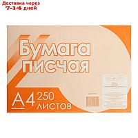 Бумага писчая А4, 250 листов, 60 г/м2, белизна 70-75% (потребительских форматов), в термоусадочной плёнке