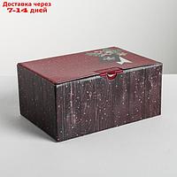 Складная коробка "Тепла и уюта", 22 × 15 × 10 см