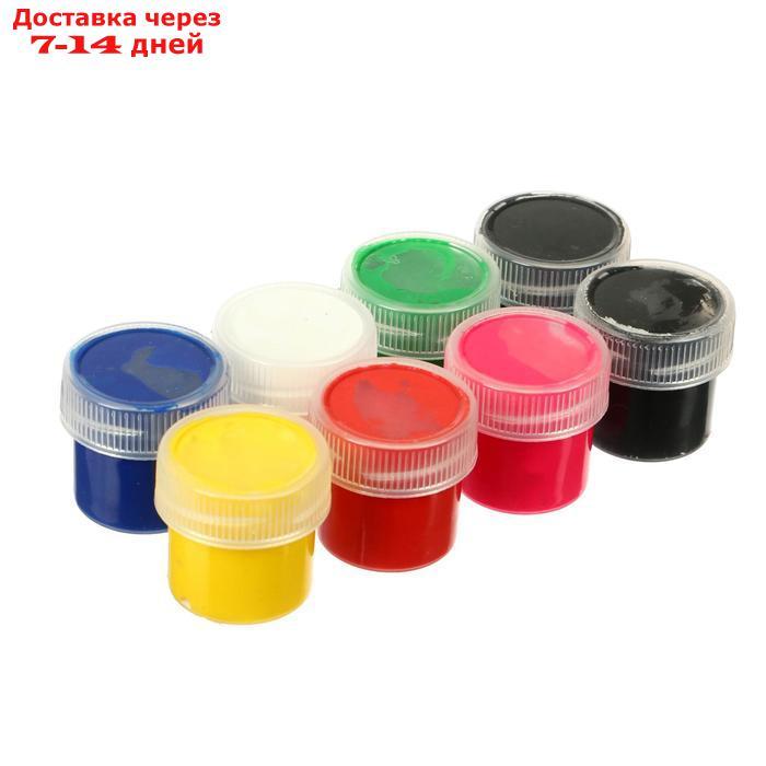 Краски пальчиковые набор 8 цветов х 20мл, ARTEVIVA №1 Классический, 160 мл (улучшенная формула), 3+ - фото 3 - id-p226915830