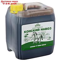 Органическое удобрение Конский навоз, экстракт, канистра, Ивановское, 3 л