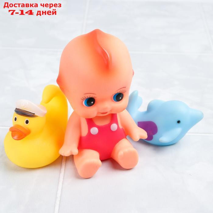 Набор резиновых игрушек для игры в ванной "Малыш и его друзья", виды МИКС - фото 8 - id-p226944858