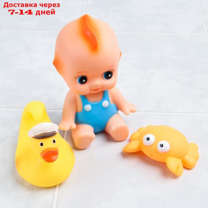 Набор резиновых игрушек для игры в ванной "Малыш и его друзья", виды МИКС - фото 9 - id-p226944858