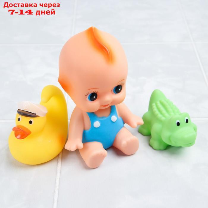 Набор резиновых игрушек для игры в ванной "Малыш и его друзья", виды МИКС - фото 10 - id-p226944858