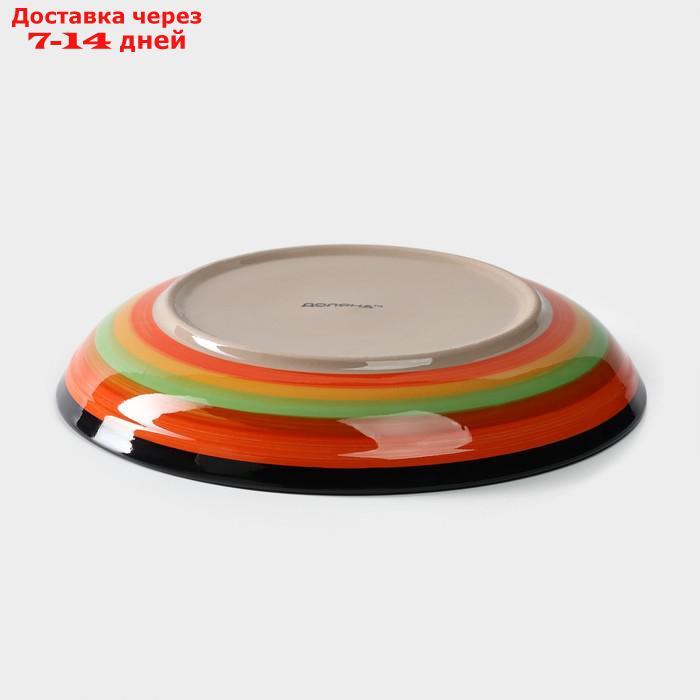 Тарелка суповая "Индия", 20×3 см, цвет МИКС - фото 3 - id-p226922899