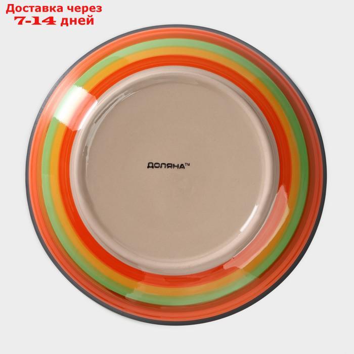 Тарелка суповая "Индия", 20×3 см, цвет МИКС - фото 4 - id-p226922899