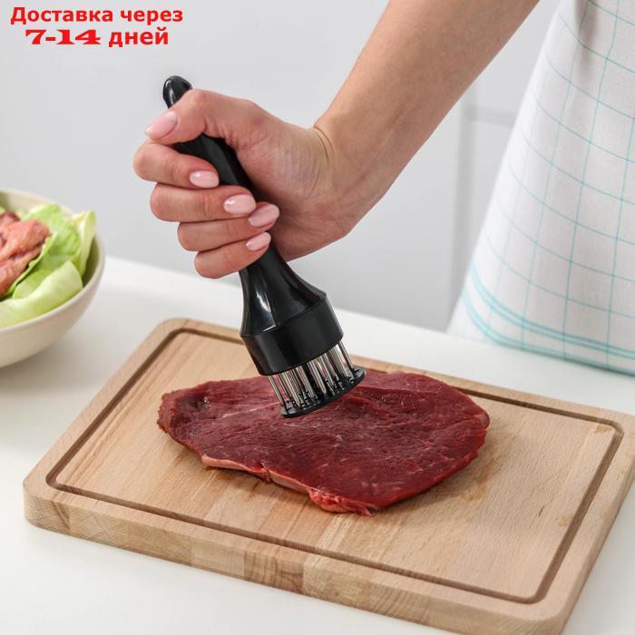 Тендерайзер для мяса Доляна, 19 см, цвет МИКС - фото 2 - id-p226922918