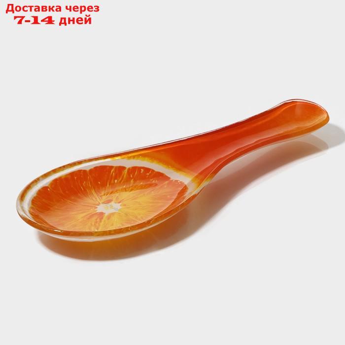 Подставка под ложку Доляна "Сочный апельсин", 23,5×8,3 см - фото 4 - id-p226927316