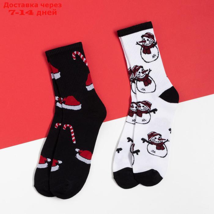 Набор мужских носков "Snowman" р. 41-44 (27-29 см), 2 пары - фото 2 - id-p226949296