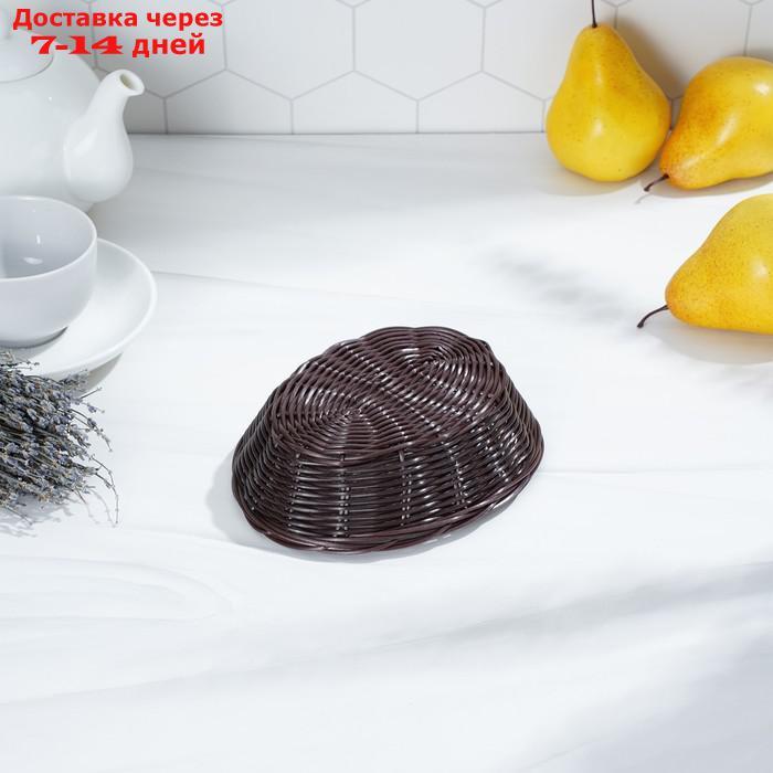 Корзинка для фруктов и хлеба Доляна "Шоко", 18×15×5 см - фото 8 - id-p226925178