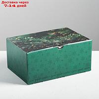Складная коробка "Зимняя сказка", 22 × 15 × 10 см