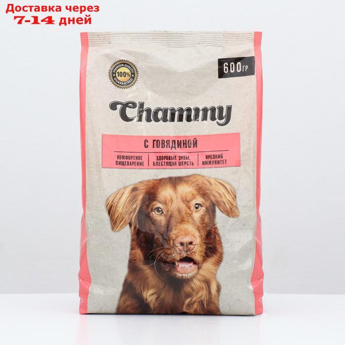 Сухой корм Chammy для собак мелких пород, говядина, 600 г - фото 1 - id-p226941064