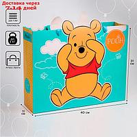 Пакет ламинат горизонтальный "Pooh", Медвежонок Винни и его друзья, 31х40х11 см