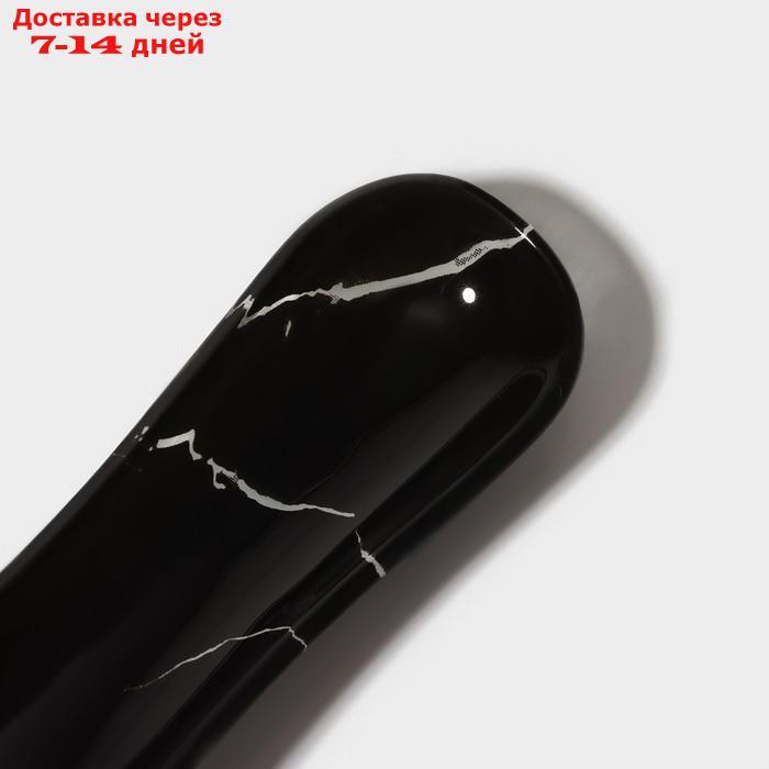 Подставка под ложку Доляна "Марбл чёрный", 23,5×8,3 см - фото 6 - id-p226927801