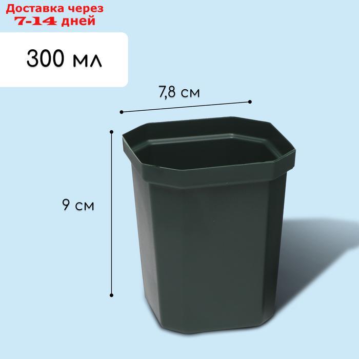 Набор для рассады: стаканы по 300 мл (10 шт.), поддон 42 × 17 см, цвет МИКС - фото 3 - id-p226932613