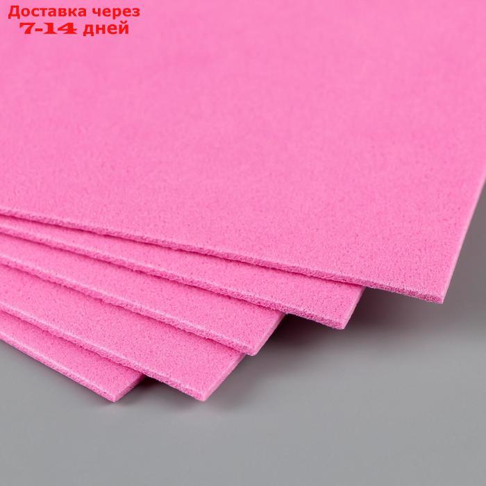 Фоамиран "Розовый зефир" 2 мм (набор 5 листов) формат А4 - фото 2 - id-p226936995