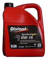 Моторное масло Divinol Syntholight 0W-16 (синтетическое моторное масло 5w30) 5 л.