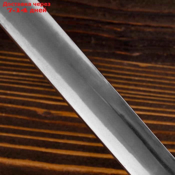 Шумовка-лопатка для казана узбекская 62см, ширина 15см, с деревянной ручкой - фото 7 - id-p226927857