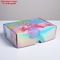 Складная коробка "Тропики", 30,5 × 22 × 9,5 см
