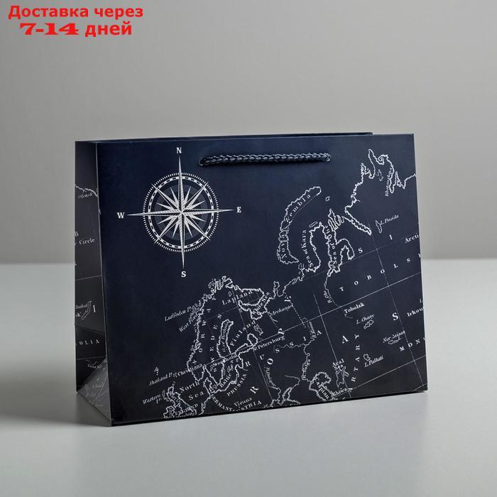 Пакет ламинированный горизонтальный "Путеводитель", MS 23 × 18 × 10 см - фото 1 - id-p226939953