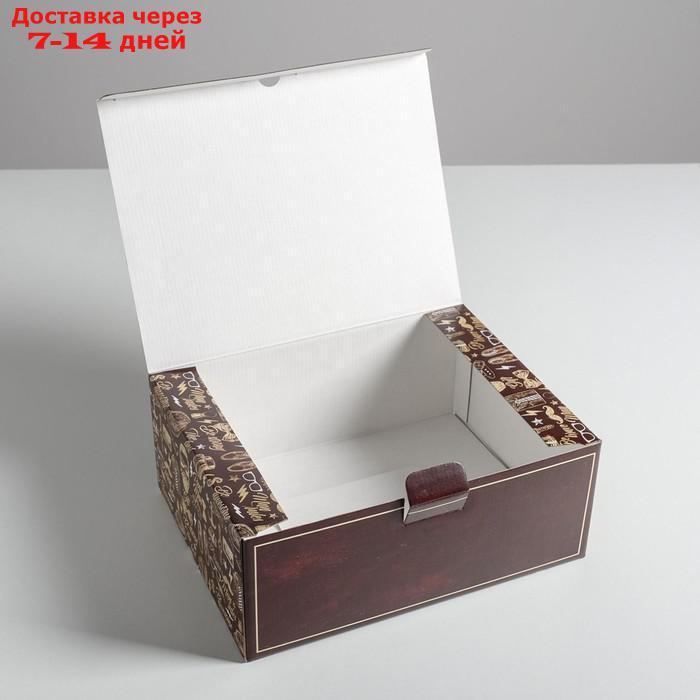 Коробка сборная "Джентельмену", 30 × 23 × 12 см - фото 4 - id-p226939954