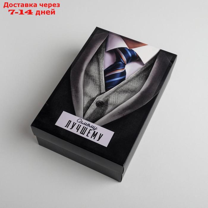 Коробка складная "Джентельмен", 30 × 20 × 9 см - фото 3 - id-p226939959