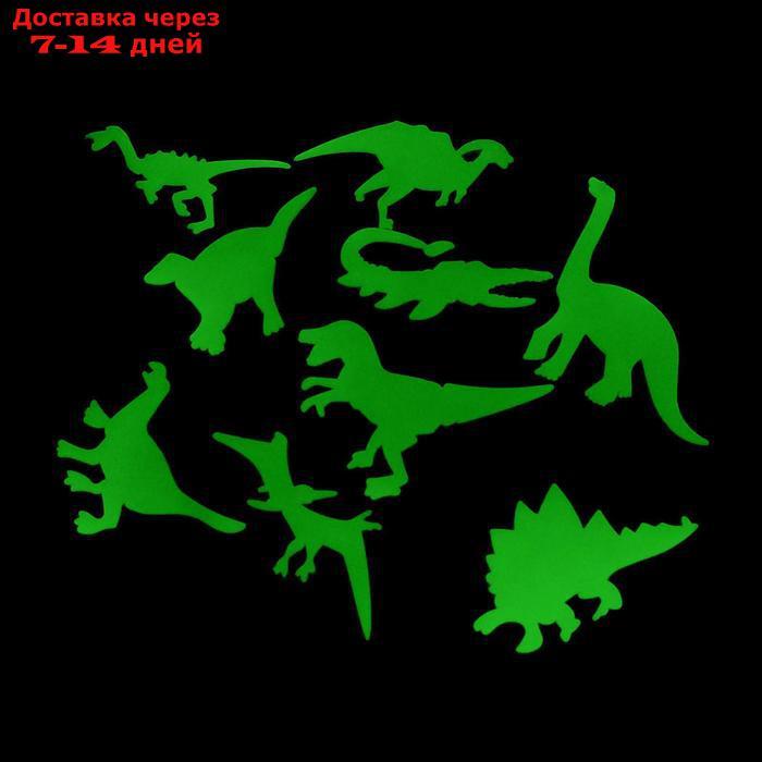 Игровой набор "В мире динозавров", проектор, светящиеся наклейки - фото 6 - id-p226948133