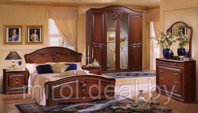 Комплект мебели для спальни ФорестДекоГрупп Валерия-4 - фото 2 - id-p227151125