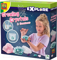 Набор для выращивания кристаллов SES Creative Explore Вырасти кристаллы и минералы / 25115