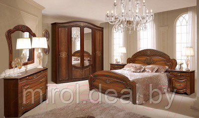 Комплект мебели для спальни ФорестДекоГрупп Луиза 4 - фото 2 - id-p227157184