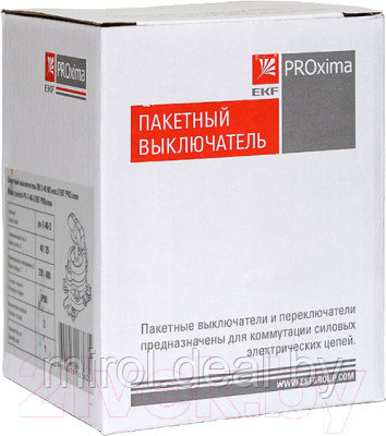 Выключатель пакетный EKF ПВ 2-40 М3 PROxima / pv-2-40-3 - фото 5 - id-p227156552