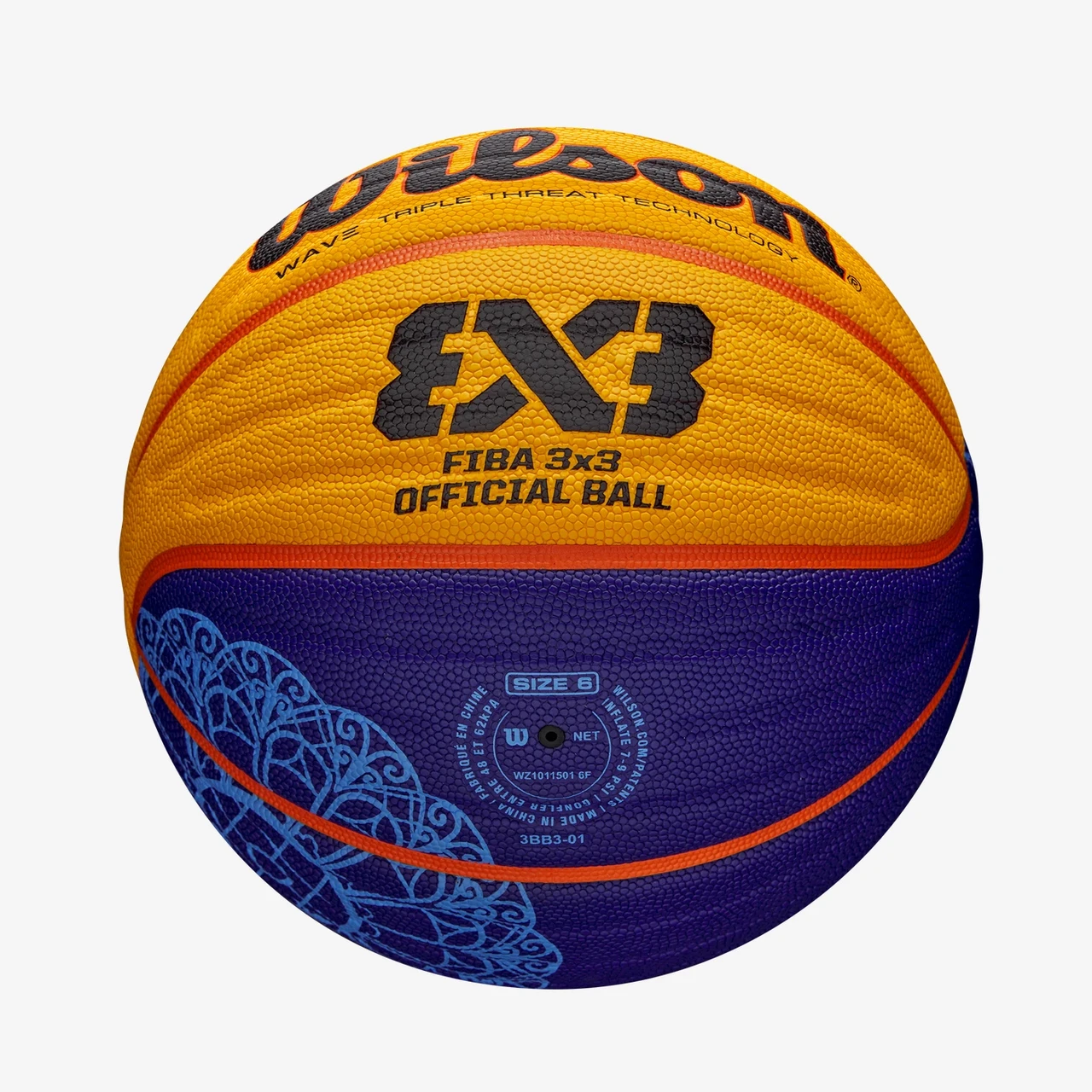 Мяч баскетбольный 6 WILSON Fiba 3x3 Official Paris 2024 - фото 5 - id-p225184650