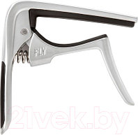 Каподастр Dunlop Manufacturing 63CSC Trigger Fly Capo Curved Satin Chrome