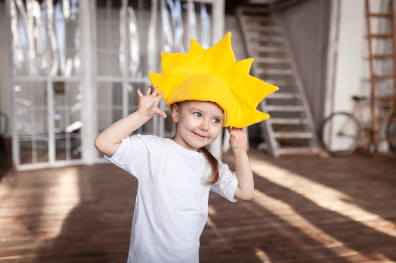 Карнавальная шапка солнце детская МИНИВИНИ - фото 4 - id-p227162170