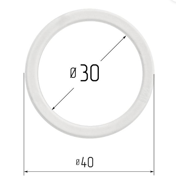 Кольцо прозрачное Ø 30 мм