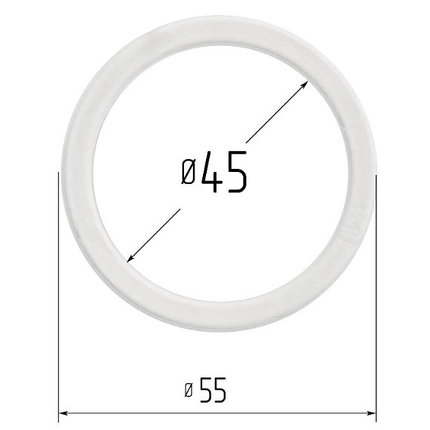 Кольцо прозрачное Ø 45 мм, фото 2