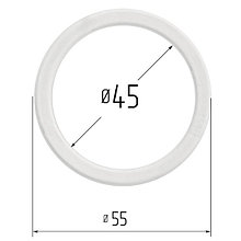 Кольцо прозрачное Ø 45 мм