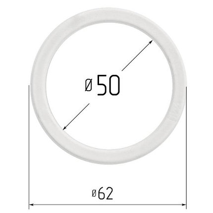 Кольцо прозрачное Ø 50 мм, фото 2