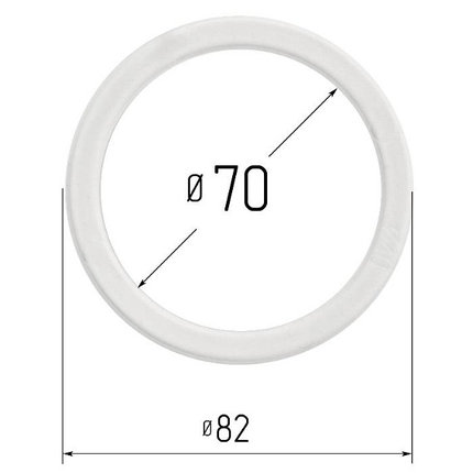 Кольцо прозрачное Ø 70 мм, фото 2